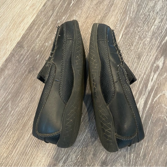PERRY ELLIS Toddler Boys Black Faux Leather Loafers Size 12 - Picture 4 of 8